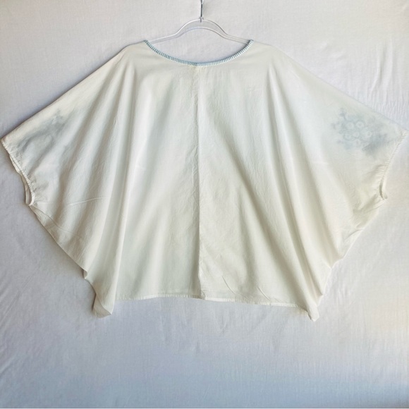 Cotton Bleu Women's embroidered top blouse tunic, Sz L - Picture 14 of 17